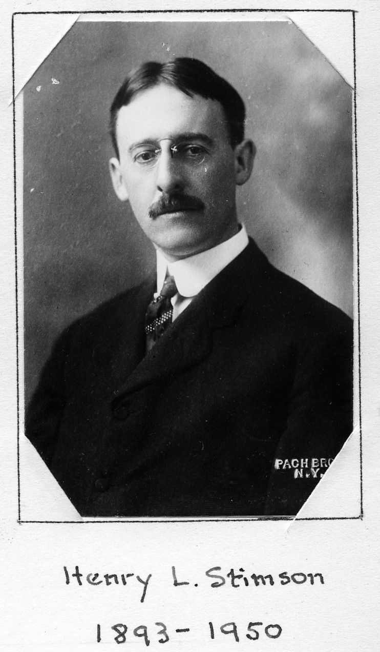 Member portrait of Henry L. Stimson
